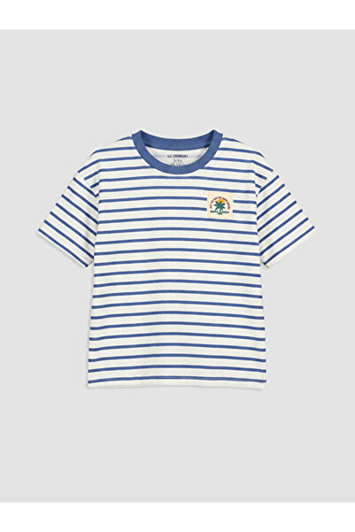 LC Waikiki Sparkling Choices from Shining Store Zero Roba Collar Striped Boy'...