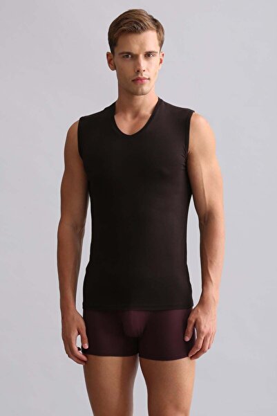 Aytuğ&Mısırlı Egyptian Modal by Tencel Hercules Slim Fit V-Neck Sports Athlet...