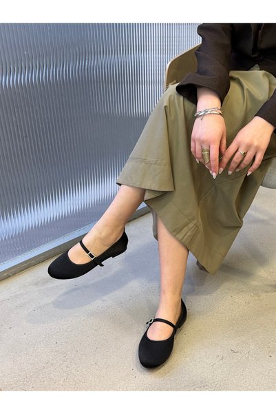 LİVAMOD Women's Memory Sole Round Toe Orthopedic Ballerinas