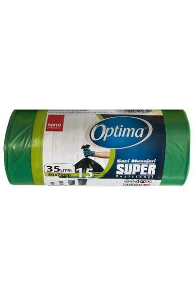 Sano Saci Menajeri Verzi - Optima Super, 35 l, 15 buc