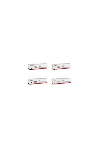 Canon CRG-067 Orjinal 4 Renk Toner Seti
