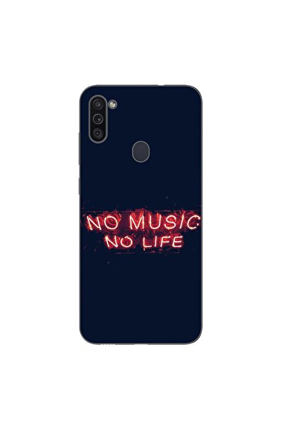 OEM Θήκη συμβατή με Samsung Galaxy A11 Σιλικόνης Gel TPU Μοντέλο No Music No ...