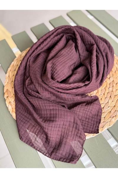 QASSA SHAL Red Brown Scarf