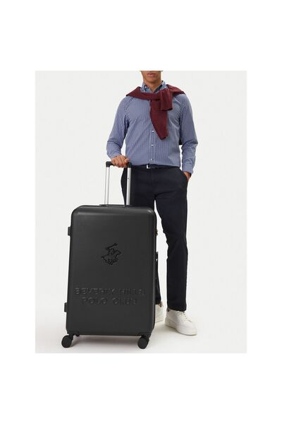 Beverly Hills Polo Club Valiză mare unisex neagră