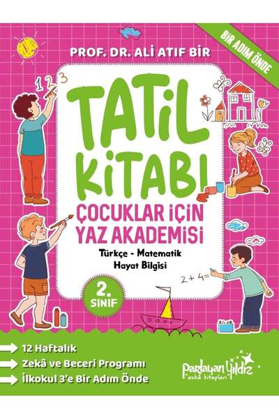 Parlayan Yıldız Çocuklar İçin Yaz Akademisi - 2. Sınıf Tatil Kitabı