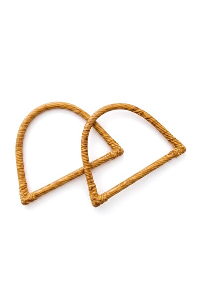 Sultan Bamboo Looking Corner Wrap Model 2 Pieces Wood Color