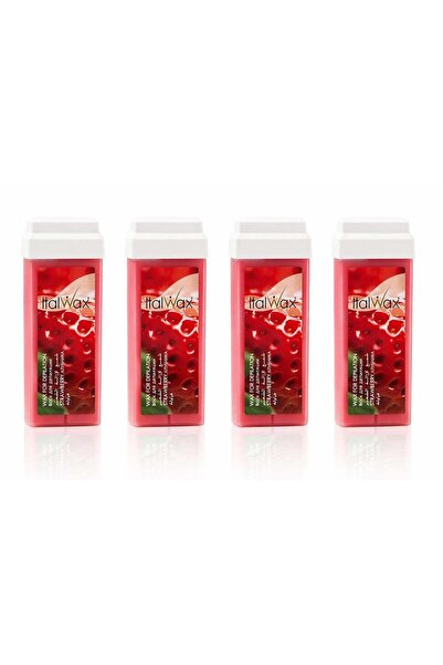 İTALWAX رول شمع إيطالي بالفرولة من ايطال واكس - 4 قطع - 100 مل