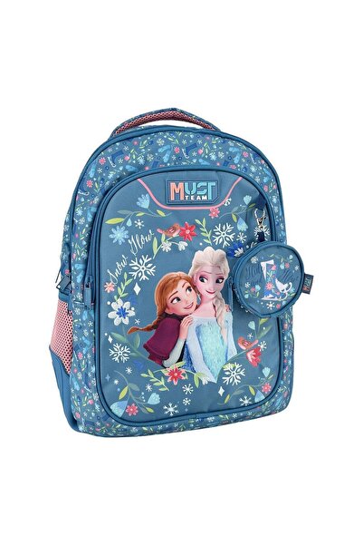 Must Team Σχολική Τσάντα Δημοτικού Disney Frozen Μπλε 3 Θήκες