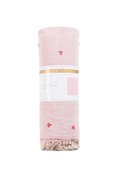 LC Waikiki Red Patterned Double Bedspread 200X220 cm