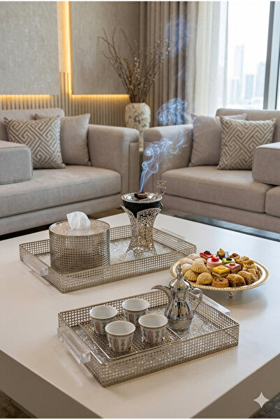 Generic High-End Hospitality Set Includes Serving Tray Set + Tissue Box + Inc...