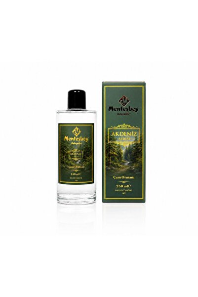 MENTEŞBEY ÇAM ORMANI 250 ML CAM ŞİŞE KOLONYA 80 DERECE