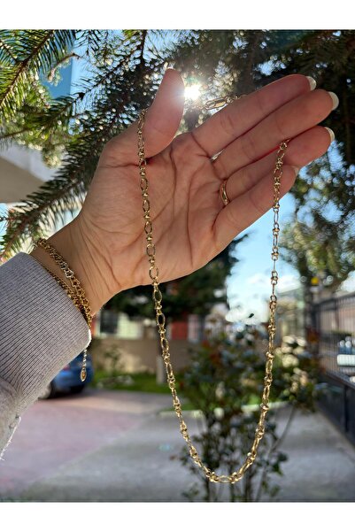 SoulSisco Jewellery VIP Trend 14k İtalyan Halka Geçişli Lüks Zincir