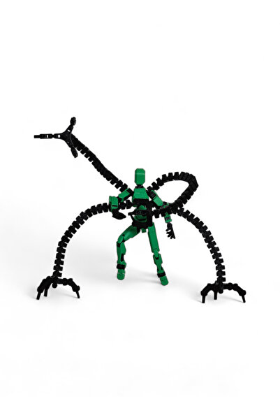 Modellio3D Octopus Dummy 13 15 cm Hareketli Figür