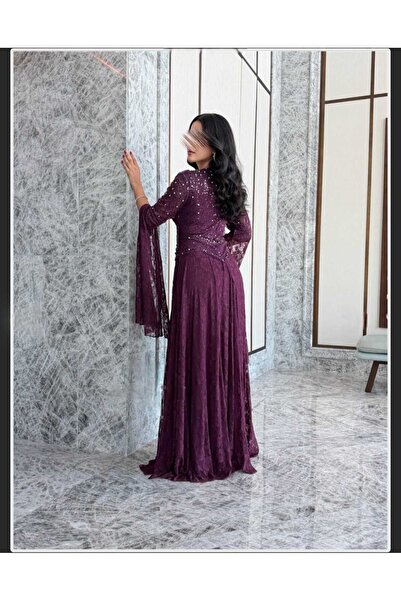 Mally Luxury Royal Lace Evening Dress
