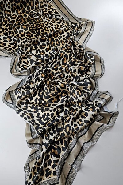 shalya scrafs Modern Animal Polka Dot Pattern Voile Silk Shawl Accessory Shou...
