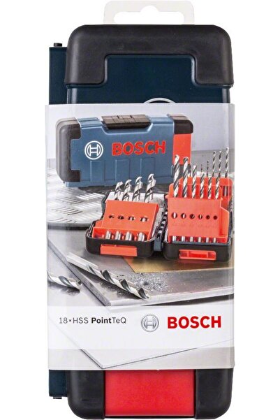 Bosch PointTeQ 18'li Metal Matkap Ucu Seti Toughbox 2608577350
