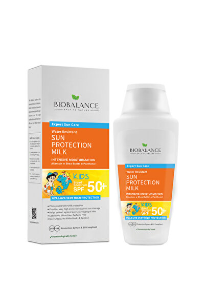 Biobalance Lapte protectie solara pentru copii, SPF 50+, protectie inalta UVA...