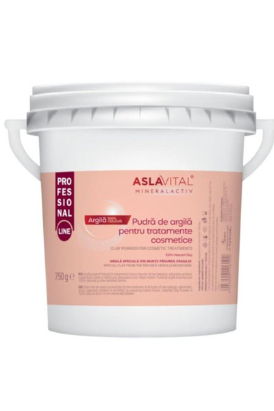 ASLAVİTAL Pudra de Argila pentru Tratamente Cosmetice - Mineralactiv Clay Pow...