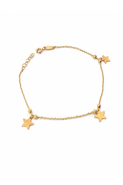 Aur 585 Brățară damă din aur galben 14k, model steluțe, 18,5+1,5 cm, 1,33 g