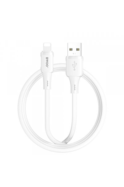 Bwoo Cablu Date si Incarcare USB-A - Lightning X329L, 18W, 1m, Alb
