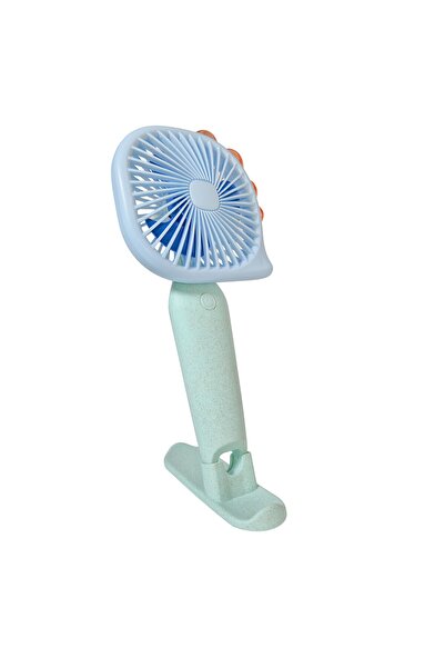 Naimeed Company Ventilator, cu baterie, Naimeed D5828, USB, Albastru, 112x212x43mm