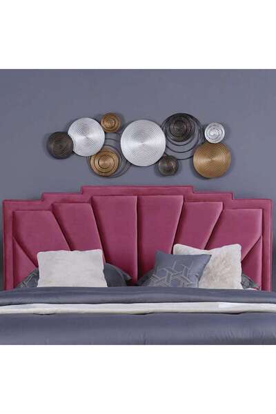 PAN HOME URANUS HEADBOARD VELVET PINK L-180 : H-125 CM