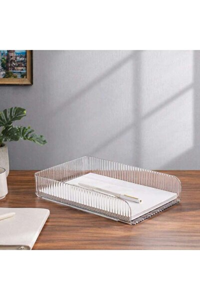 PAN HOME Jodi Paper Organizer 32.5x23.5x7.6cm - Clear