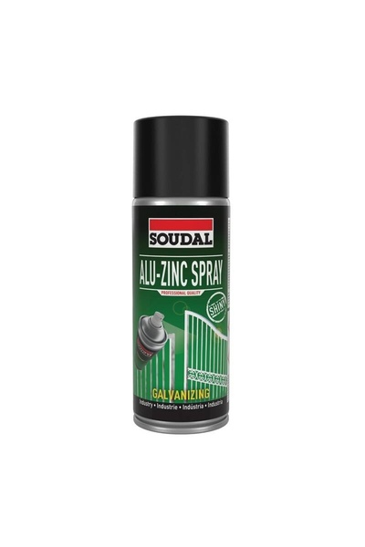 OEM Spray al-zinc lucios profesional Soudal 400ml