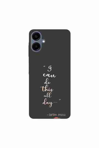 OEM Husa compatibila cu Samsung Galaxy A06 Silicon Gel Tpu Model Mesaj I Can ...