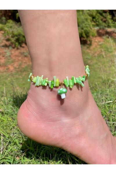 Beykan handmade Kök Mercan Series Anklet