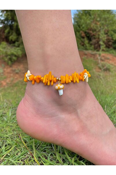 Beykan handmade Kök Mercan Series Anklet