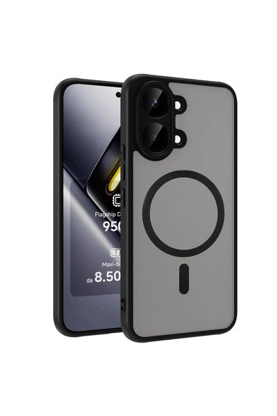 Microsonic حافظة متوافقة مع هاتف Xiaomi Poco X8 Pro Max، لون أسود غير لامع من...