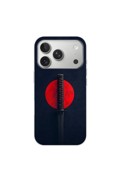 PPKin iPhone 17 Pro Max Compatible Samurai 5 Design Transparent Case