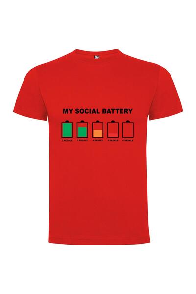 iLovePrints Coherent Social Battery Power Tshirt