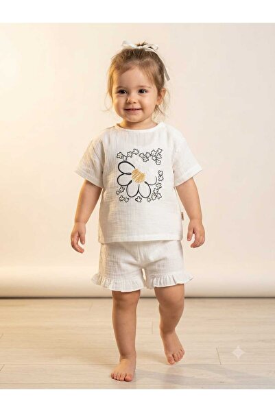 MonAlisa Kids طقم شورت بناتي