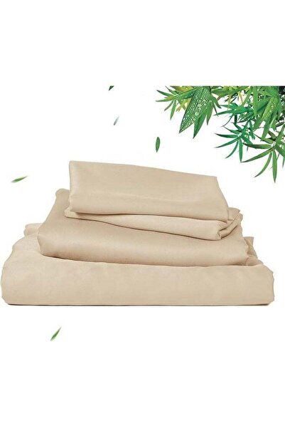 David's Home 4 Piece 100% Rayon Derived from Bamboo Cooling Queen Size Beddin...