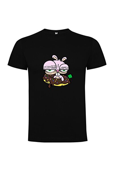 iLovePrints Donut-Munching Bunnypunk Tshirt
