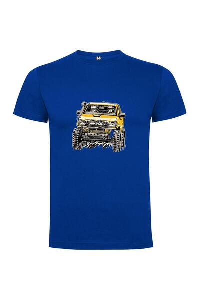 iLovePrints Yellow Off-Road Trophy Truck Tshirt