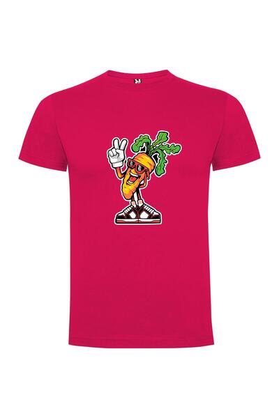 iLovePrints Carrot Peace Mascot Tshirt