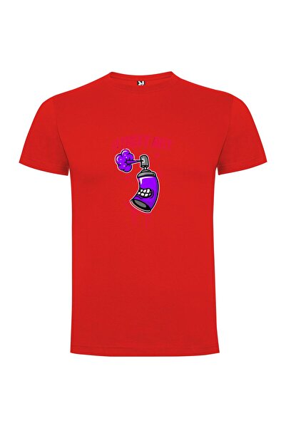 iLovePrints Purple Graffiti Can Tshirt