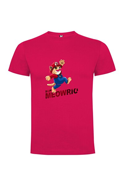 iLovePrints Mario Meow Cap Tshirt