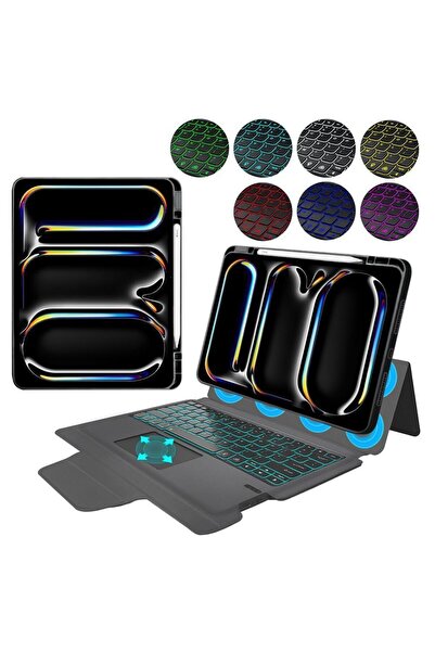 Techsuit KeyTab Pro + Προστατευτικό Οθόνης (με ασύρματο πληκτρολόγιο RGB και ...