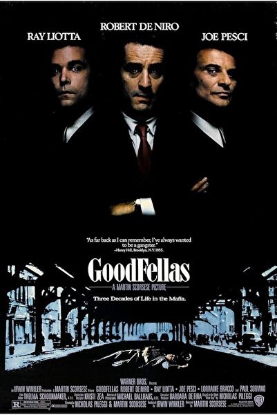 ESSESORIES Goodfellas Movie Poster Wall Art Room Decor Self Adhesive