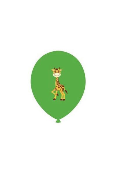 MP Mirific Party Set de 20 de baloane, cu imprimeu girafă, multicolore, 30 cm