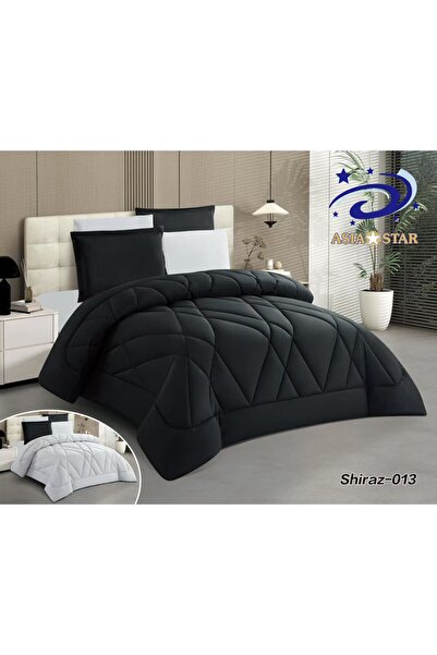 Asia Summer Hotel Double Plain Double-Sided Quilt 6-Piece Set |   Premium Mic...