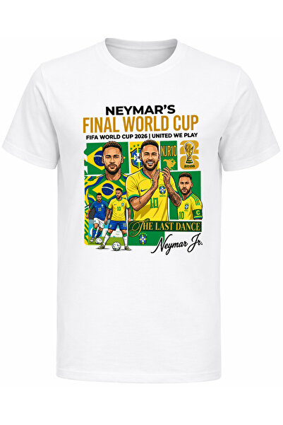 Efendioğlu Design تي شيرت مطبوع عليه "The Last Dance Neymar's" لكأس العالم 20...