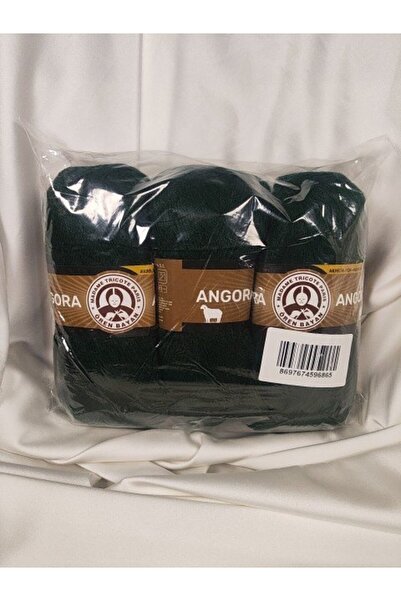 Ören Bayan Angora Emerald Green Hand Knitting Yarn (3 Pieces) - Color: 088