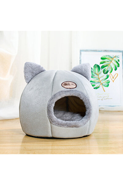 choice2 XL 39x39x40cm Light Grey New Deep Sleep Comfort In Winter Cat Bed Iit...