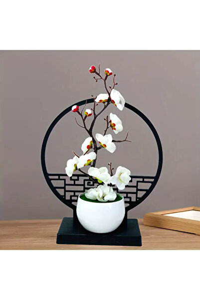 Choice 1Set G1053BG1053D 1set Chinese-Inspired Artificial Plum Blossom Bonsai...