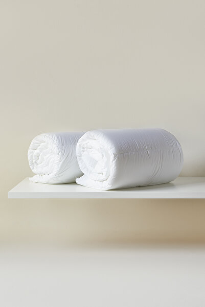 Ocean Home Textile 2 Adet %100 Pamuk Kumaş Kaz Tüyü Konforunda Saten Biyeli M...